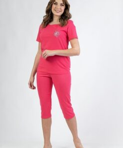 piżama damska regina malinowa