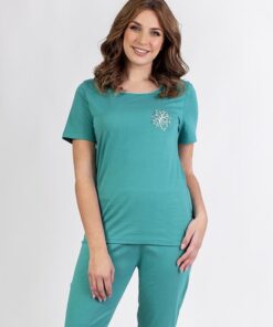 piżama damska regina turkus