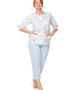 piżama damska rozpinana