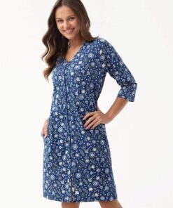 szlafrok damski na suwak