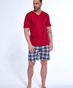 Alternative view of Piżama męska Cornette 326/180 Norway bordowa