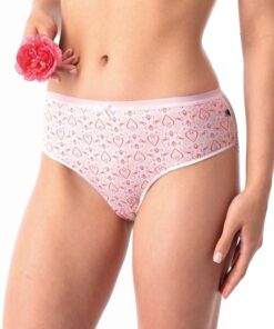 Alternative view of Majtki damskie Figi Key pakiet 2 szt. Biały koralowy