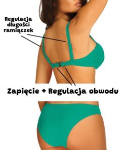 Alternative view of Strój kąpielowy dwuczęściowy BEZ fiszbin Alicante 12 niebieski