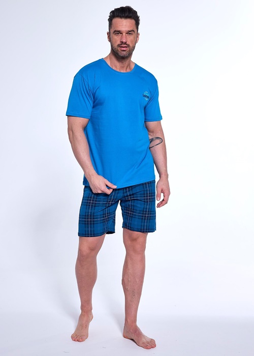 Piżama męska Cornette 326/186 California lazurowa - obrazek 2