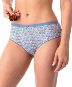 Alternative view of Majtki damskie Figi Key pakiet 2 szt. Niebieski i brąz