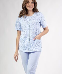 bawełniana piżama damska rozpinana