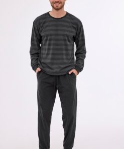 Alternative view of Piżama męska Cornette 117/280 Loose 15 grafit paski