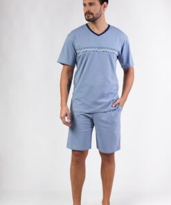 Alternative view of Piżama męska Regina 476 niebieska krótkie spodnie