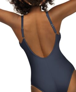 ciemny granat kostium kąpielowy damski