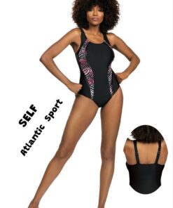 Alternative view of Kostium kąpielowy jednoczęściowy Atlantic Sport morski