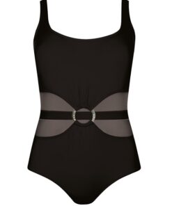 strój kąpielowy wyszczuplający elegancki czarny