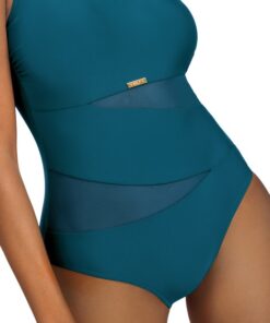 strój kąpielowy jednoczęściowy sport turkusowy