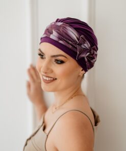 czapka śliwkowa dla amazonki