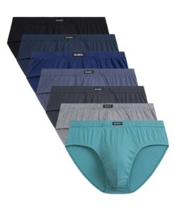 Slipy męskie Atlantic 7MP-001 niebieski szary Zestaw 7 sztuk