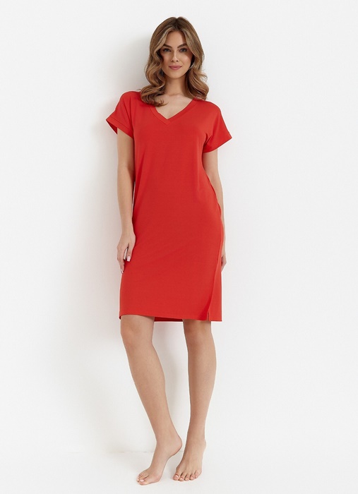 koszula nocna bambusowa cana krótki rękawek