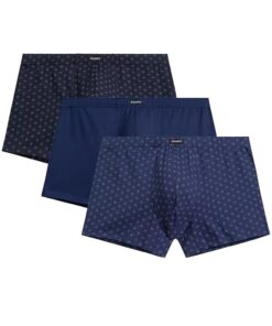 Bokserki Atlantic 3MH-206 zestaw 3 sztuki granatowe