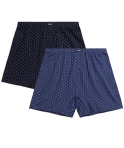 Bokserki Atlantic 2MBX-069 pakiet 2 sztuki granatowe