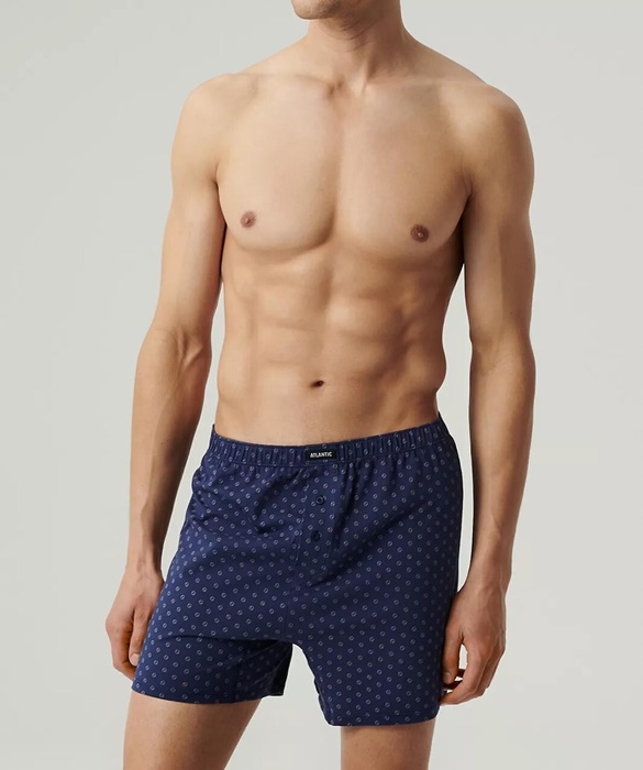 Bokserki Atlantic 2MBX-069 pakiet 2 sztuki granatowe - obrazek 2
