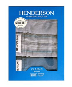 Alternative view of Slipy męskie Henderson 1446 K656 - 3 sztuki jasno niebieskie