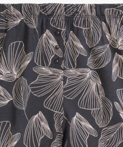 Alternative view of Piżama damska Atlantic 489 krótkie spodnie kremowo grafitowa