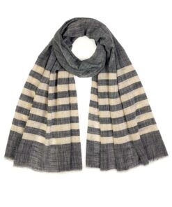 Cienki i lekki Szal damski Harper 24347 szary