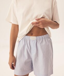 Alternative view of Piżama damska Henderson 42783 Nanda krótka kremowa