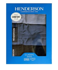 Alternative view of Slipy męskie Henderson 1446 K665 - 3 sztuki niebieskie