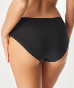 Alternative view of Bawełniane Figi damskie majtki Cotonella pakiet 2 szt. Czarne