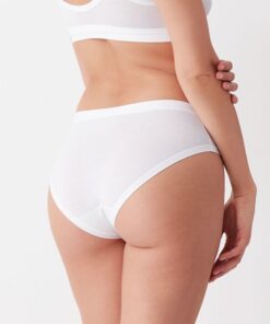 Alternative view of Bawełniane Figi damskie majtki Cotonella pakiet 2 szt. Białe