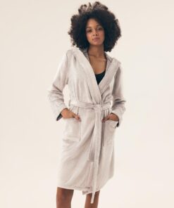 Milutki Szlafrok damski Henderson 42877 Brid szary