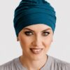 Turban Kasia elegancki granat