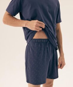 Alternative view of Piżama męska Henderson Shore krótkie spodnie niebieska