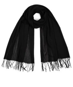 Cienki Szal damski Samadi 24414 czarny