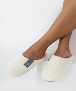 Alternative view of Kapcie damskie Siena baranek zakryte palce ecru