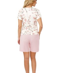 Alternative view of Piżama damska Donna Amaris 1/2 krótkie spodnie róż ecru