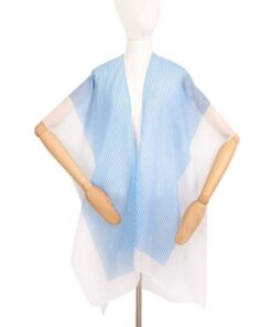 Pareo tunika plażowa Art of Polo Cassidy 100% wiskoza niebieski