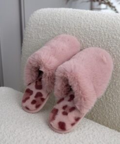 Kapcie damskie Sensis Maureen zakryte palce różowe