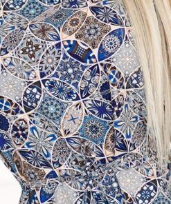 Alternative view of Sukienka bez rękawów Tunika trapezowa mozaika