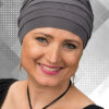 Turban Nadia grafitowy