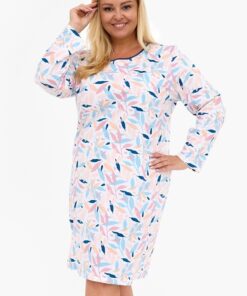 koszula nocna pastelowa plus size