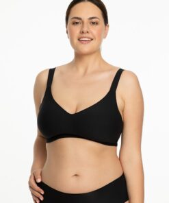 miękki żelowy biustonosz bez fiszbin czarny julimex