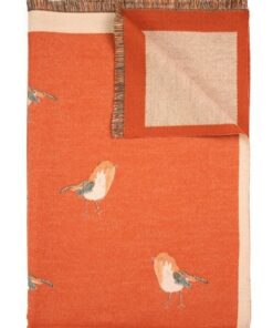 Alternative view of Szal damski Art of Polo ciepły w ptaszki rudy