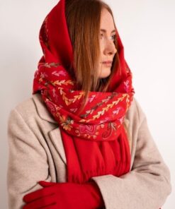 Alternative view of Szal damski Art of Polo Fiona z dodatkiem wełny beż ecru