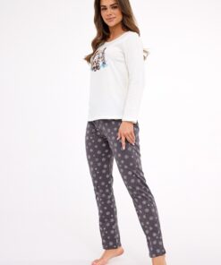 Alternative view of Piżama damska Cornette 855/428 Friends szary ecru