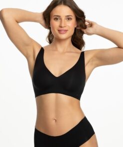 Alternative view of Biustonosz BEZ fiszbin Julimex Miękki Basic czarny