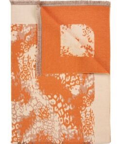 Szal damski Art of Polo wzorzysty rudy