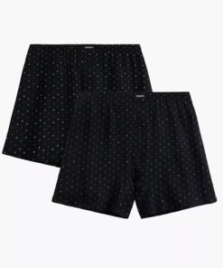 Alternative view of Bokserki Atlantic pakiet 2 sztuki Swobodny krój czarne