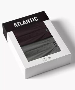 Alternative view of Bokserki Atlantic pakiet 2 sztuki Swobodny krój wino khaki