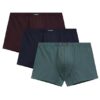dopasowane bokserski męskie atlantic mix kolorów 3 sztuki zestaw