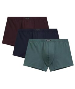 dopasowane bokserski męskie atlantic mix kolorów 3 sztuki zestaw